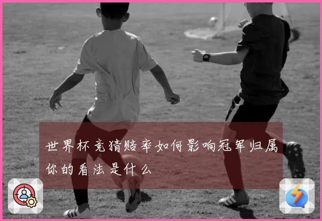 世界杯竞猜赔率如何影响冠军归属你的看法是什么